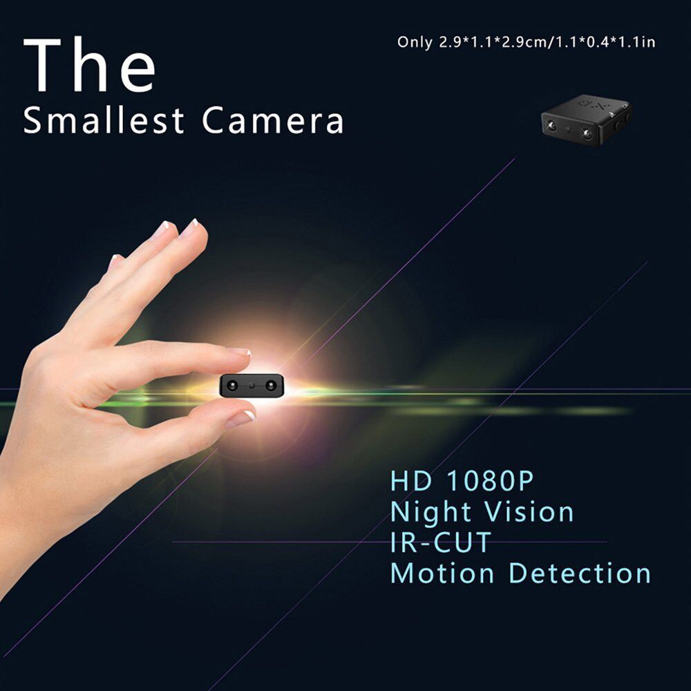 1080P Mini Camera HD Micro Security Cam Night Vision