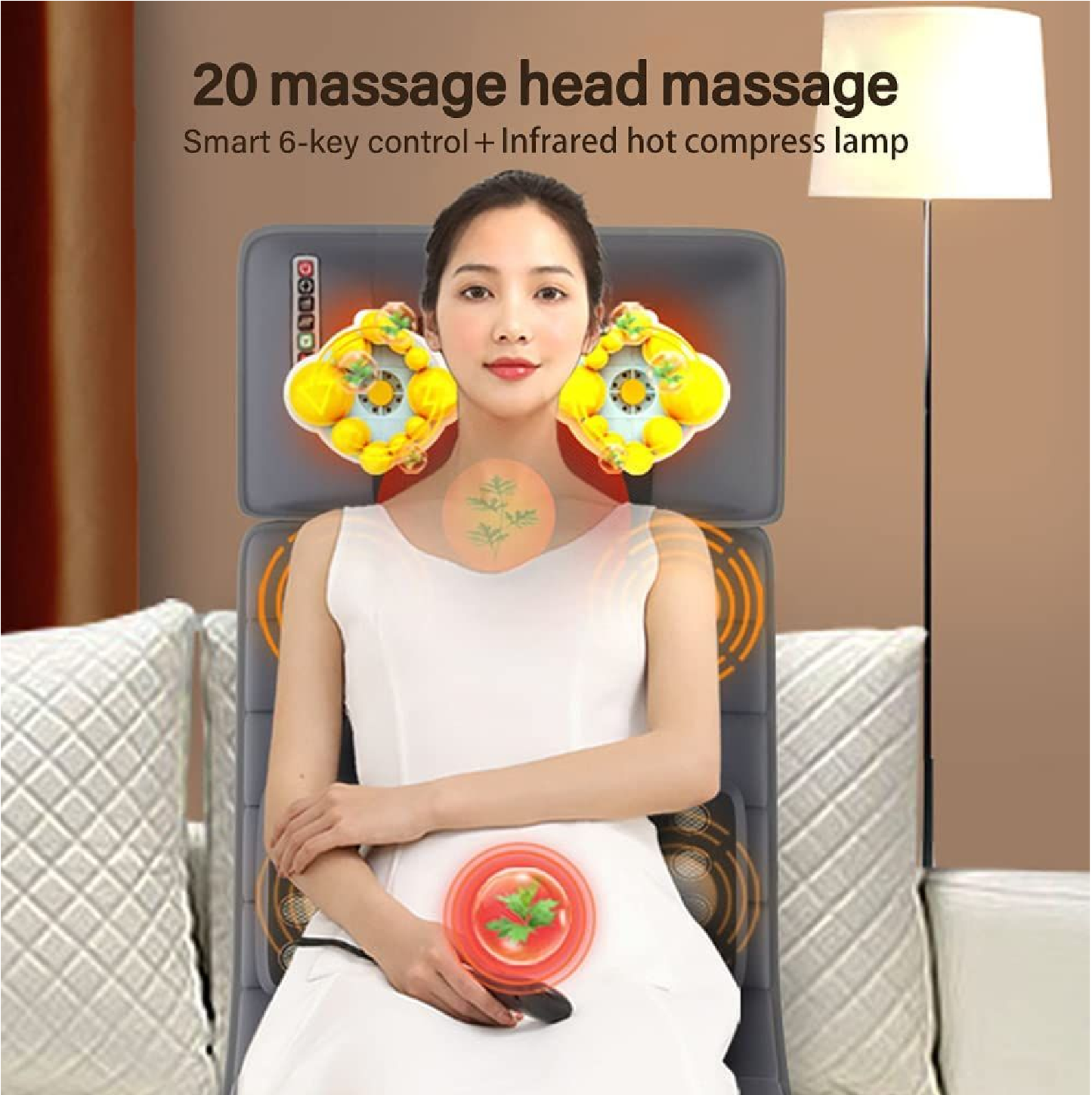 10-Motor Vibration Massage Mat