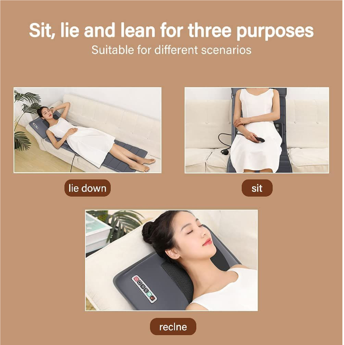 10-Motor Vibration Massage Mat