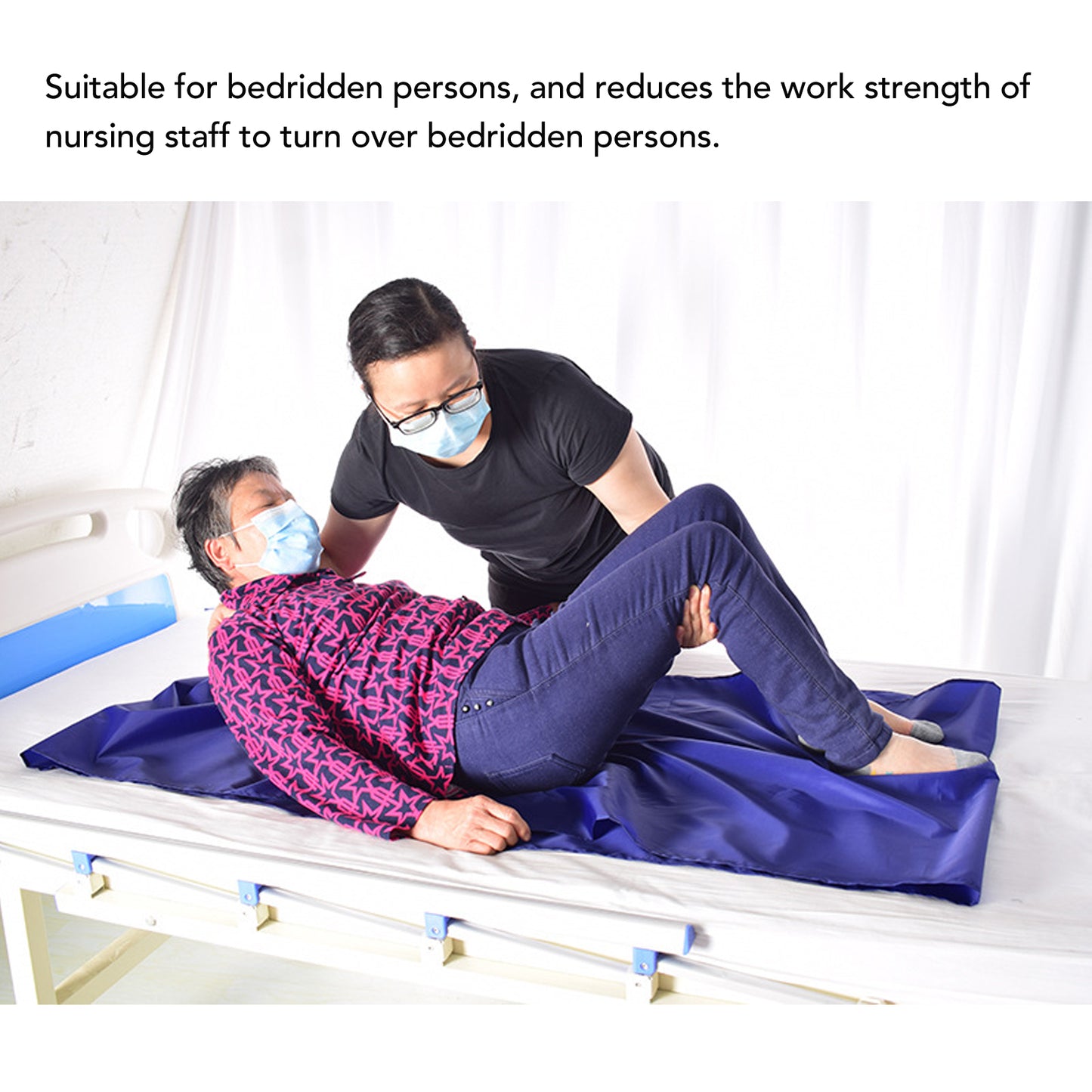 Elderly Slide Sheet Transfer Bed Cloth To Assist Moving Patients And Disable HB0