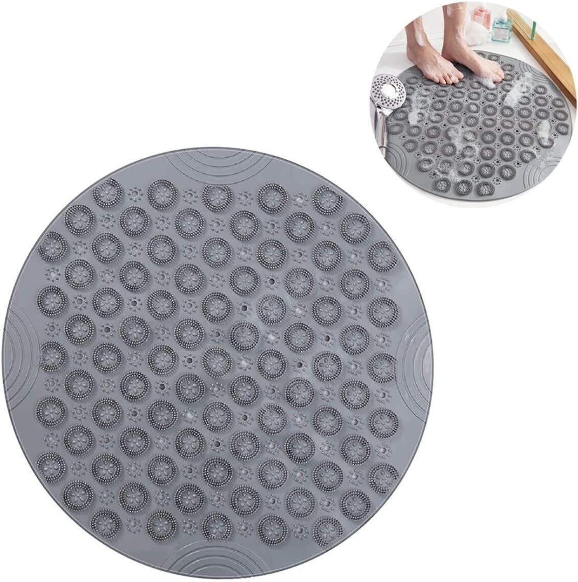 Bath Shower Non-Slip Rubber Round Mat 55cm*55cm