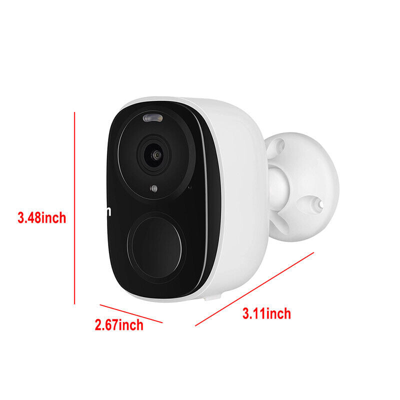 Wireless Security Camera Outdoor Battery Rechargeable Home WIFI IP CCTV