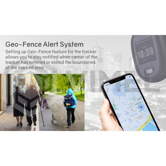 4G Personal Real Time GPS Kids & Elderly Tracker