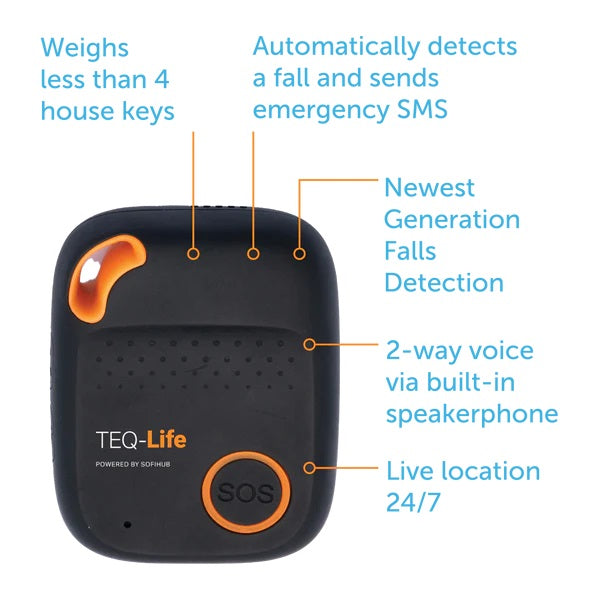 4G TEQ Life Alarm GPS and Fall Detection