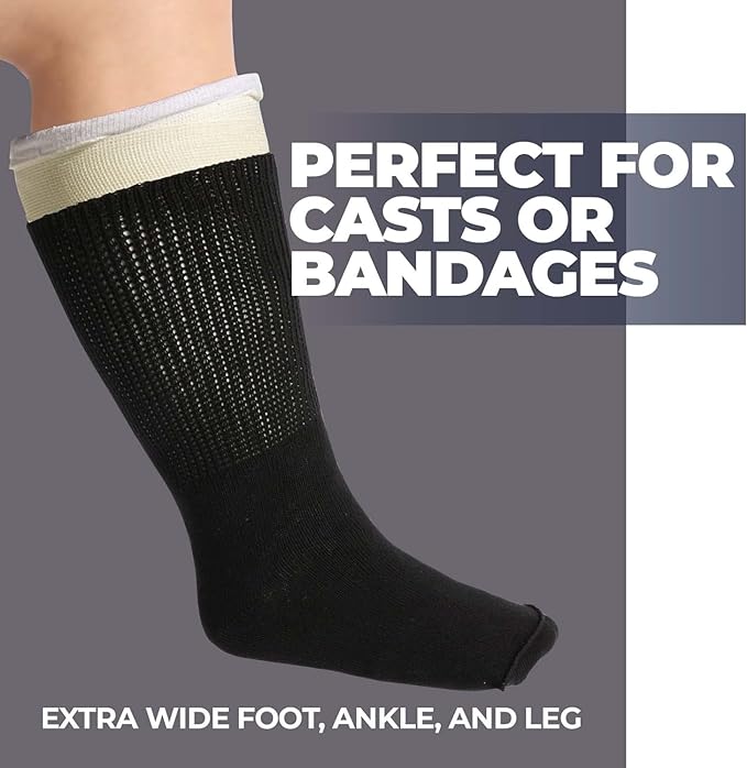 Extra Wide Bariatric Socks - NDIS and Aged Care