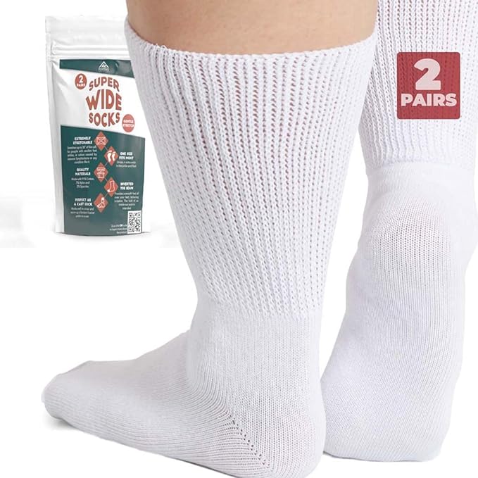 Extra Wide Bariatric Socks - NDIS and Aged Care