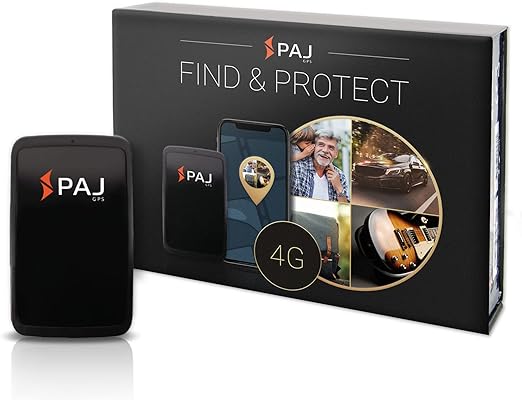 PAJ GPS Allround Finder 4G – GPS Tracker for Cars, Vehicles, People & Objects – up to 40 Days Battery Life – Real Time Tracking - Anti-Theft-Protection Tracking Device, Vehicle GPS Tracker