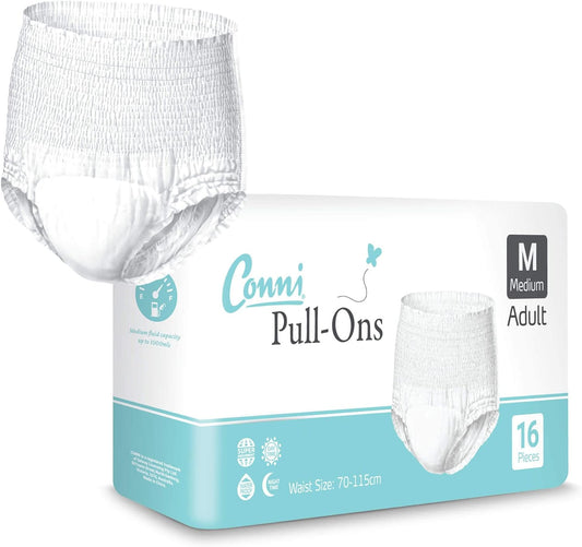 Conni Pull-ons, Disposable Adult Absorbent Briefs for full void incontinence