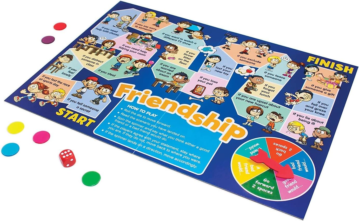 Junior Learning Social Skills Board Game 4-in-1