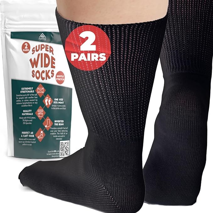 Extra Wide Bariatric Socks - NDIS and Aged Care