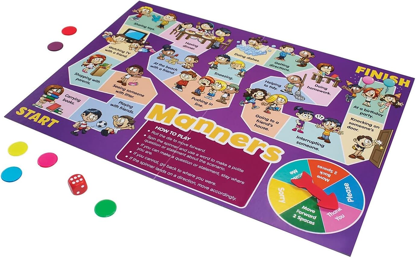 Junior Learning Social Skills Board Game 4-in-1