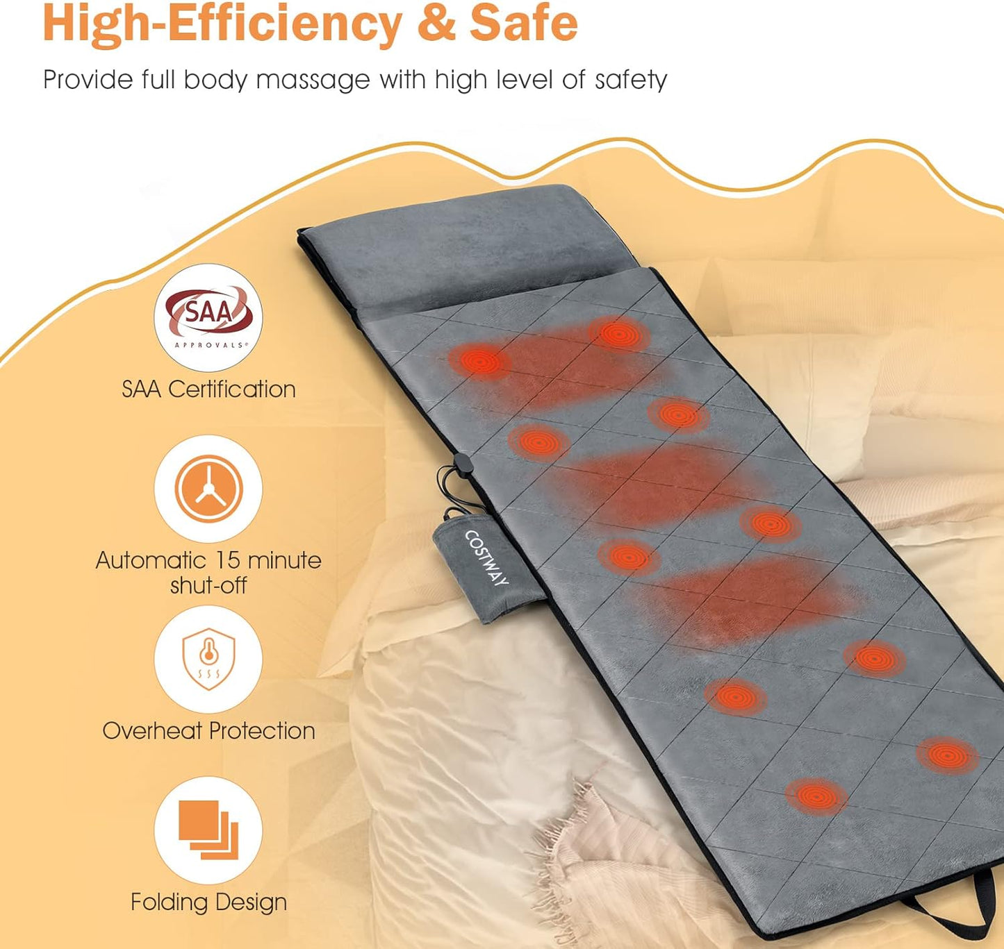 Heated Vibration Massage Mat NDIS and Aged Care