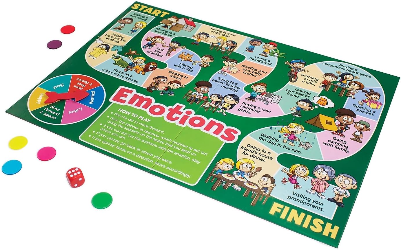 Junior Learning Social Skills Board Game 4-in-1