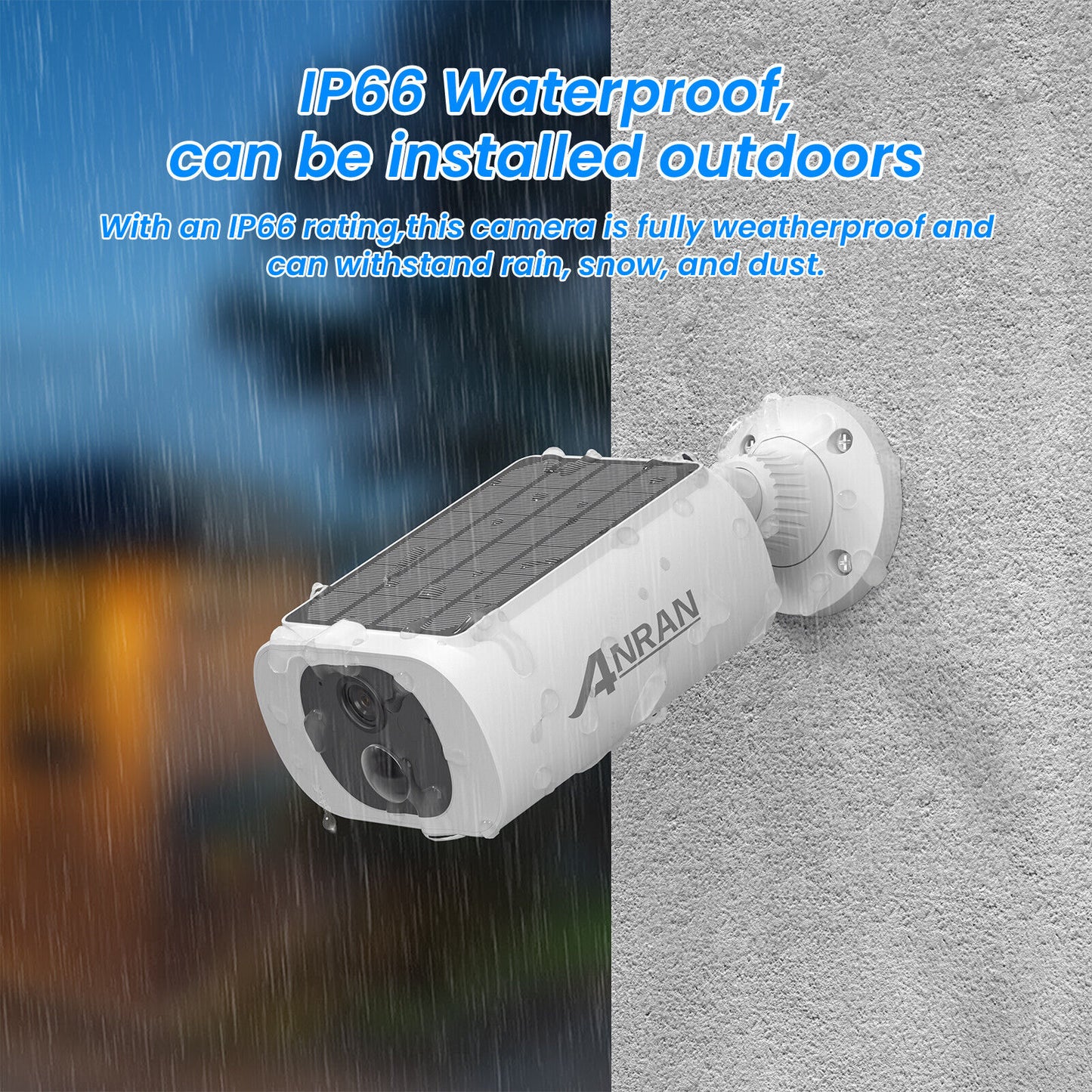 Security Camera System Wireless Home WiFi Outdoor Night Vision Solar Panel NDIS & Aged Care