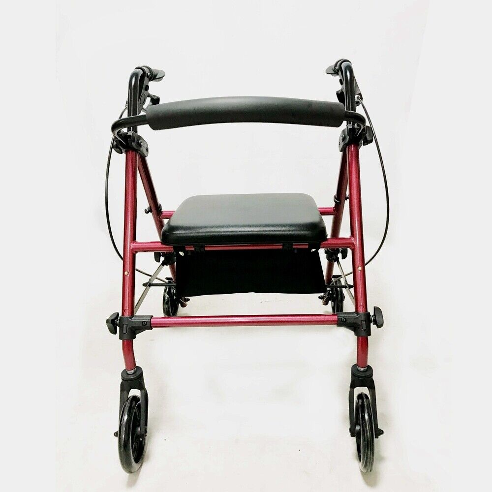 Aluminum Foldable Rollator Outdoor Mobility Walker NDIS & Aged Care