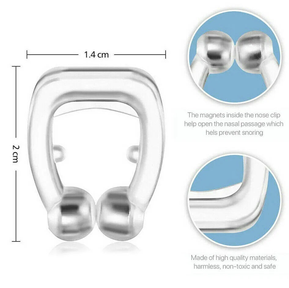 Anti Snore Magnetic Silicone Nose Clip NDIS and Aged Care