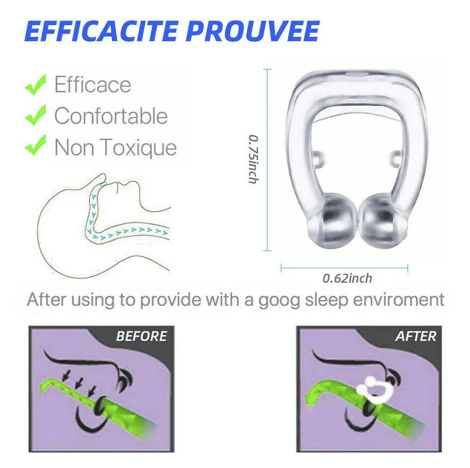 Anti Snore Magnetic Silicone Nose Clip NDIS and Aged Care