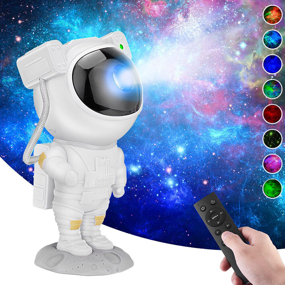 Astronaut Starry Galaxy Projector Night Light Lamp Space Nebula Star