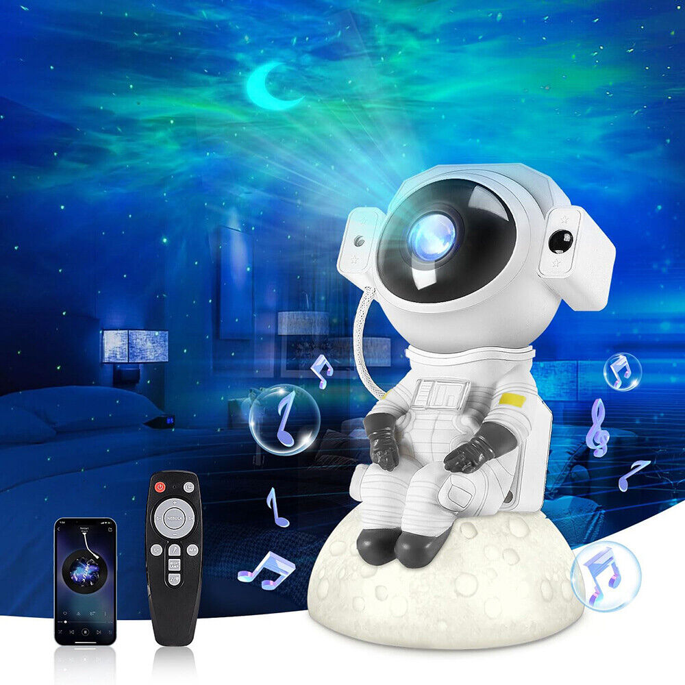 Astronaut Starry Galaxy Projector Night Light Lamp Space Nebula Star