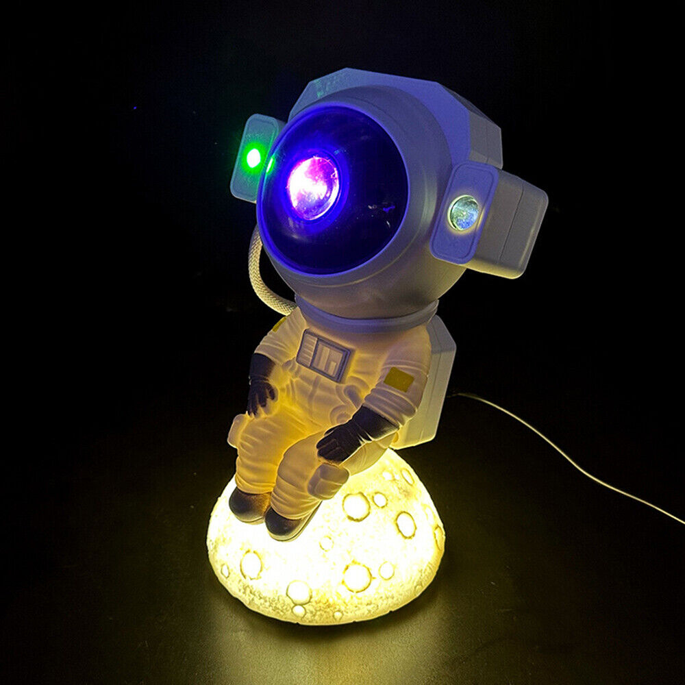 Astronaut Starry Galaxy Projector Night Light Lamp Space Nebula Star