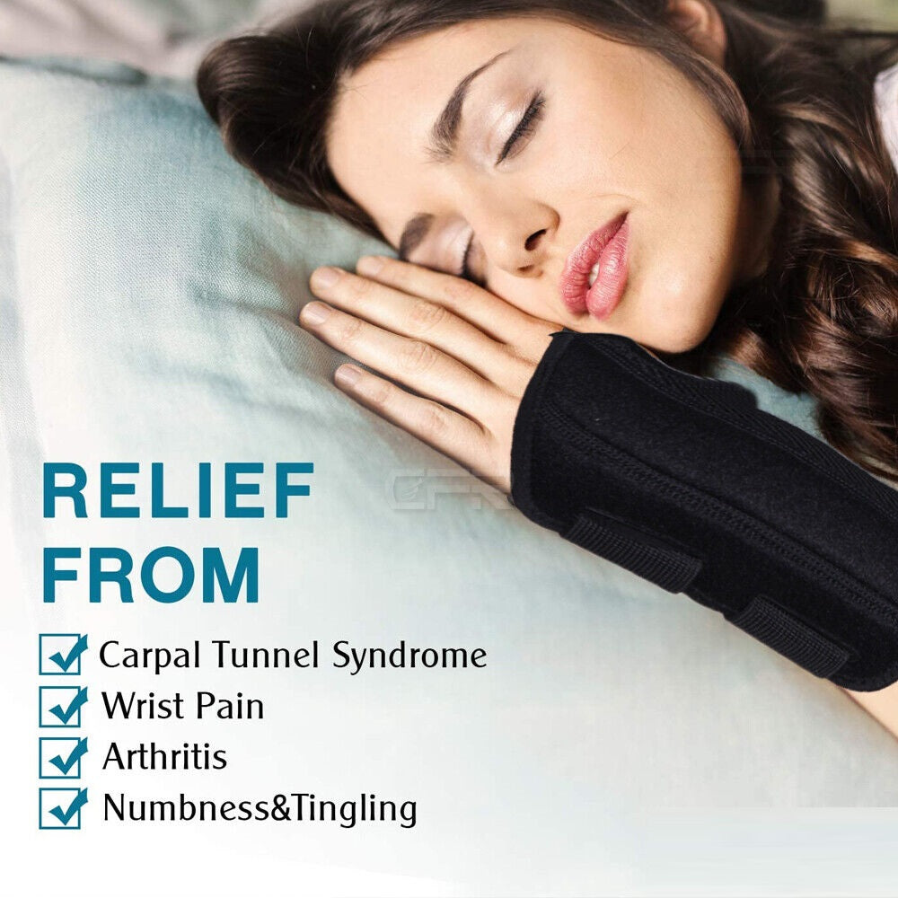 Carpal Tunnel Wrist Brace Night Sleep Wrist Support NDIS and Aged Care