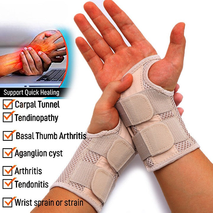 Carpal Tunnel Wrist Brace Night Sleep Wrist Support NDIS and Aged Care