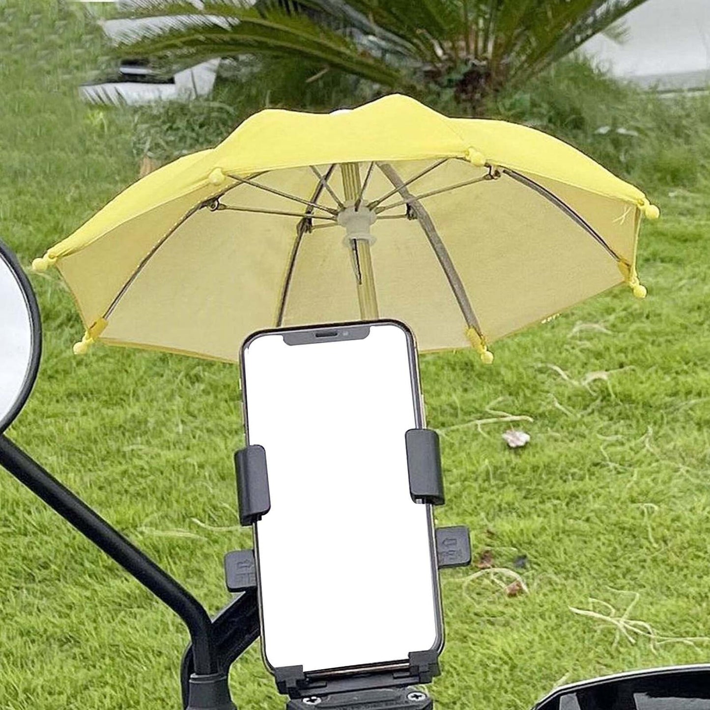 Cell Phone Umbrella Sunshade Flexible Waterproof Dustproof