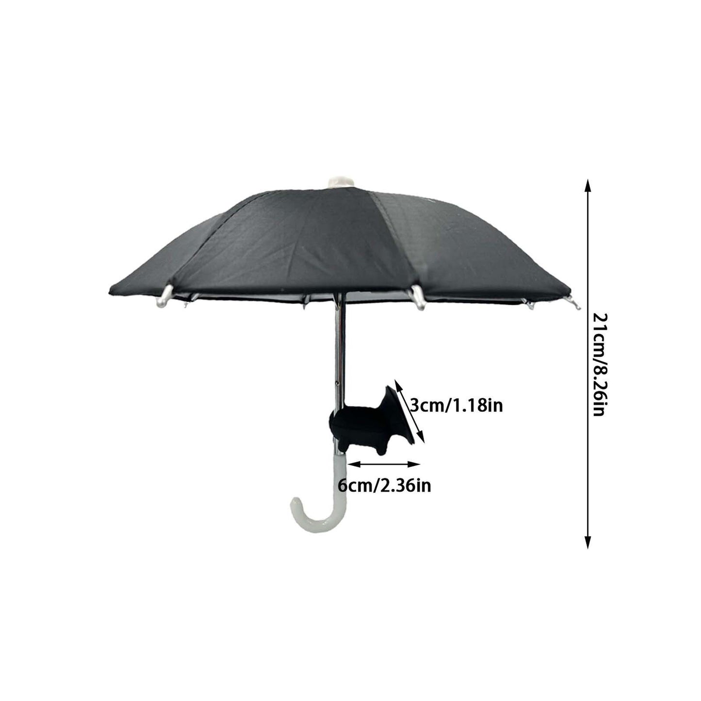 Cell Phone Umbrella Sunshade Flexible Waterproof Dustproof