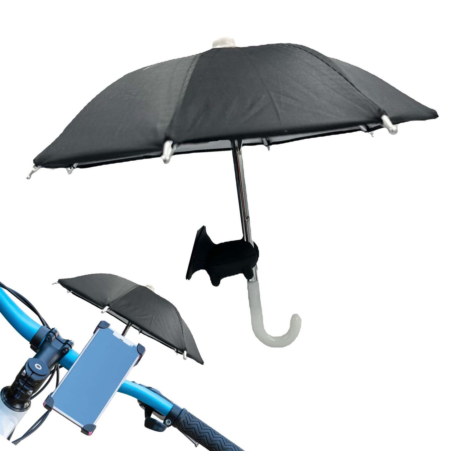 Cell Phone Umbrella Sunshade Flexible Waterproof Dustproof