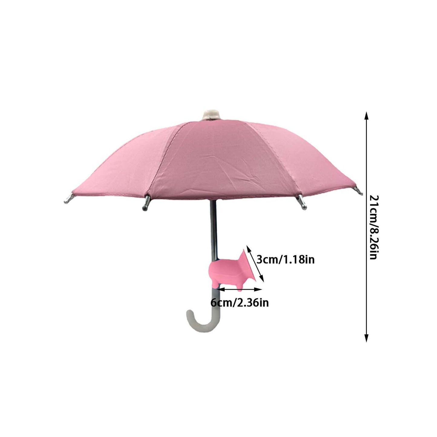 Cell Phone Umbrella Sunshade Flexible Waterproof Dustproof