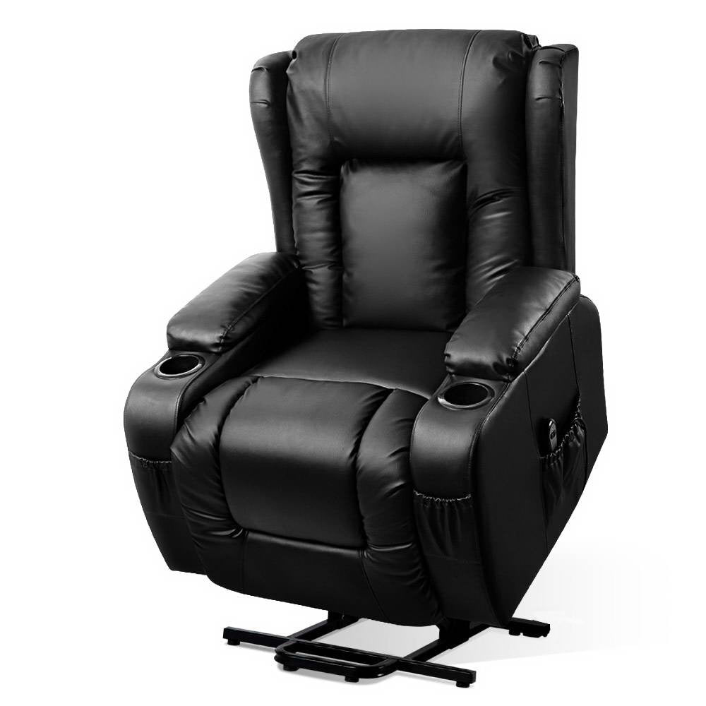 Electric Lift Massage Chair Recliner Chair Armchair Heated Lounge Sofa NDIS Aged Care