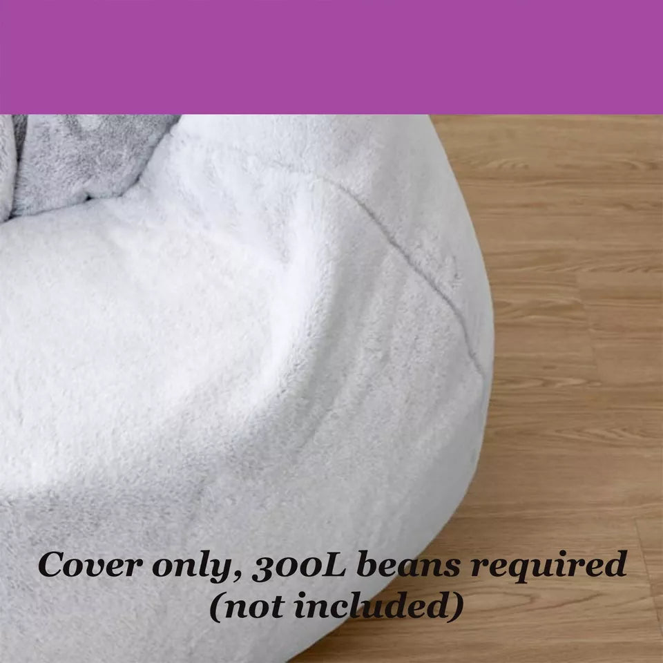 Faux Fur Polyester 300L Bean Bag NDIS Aged Care