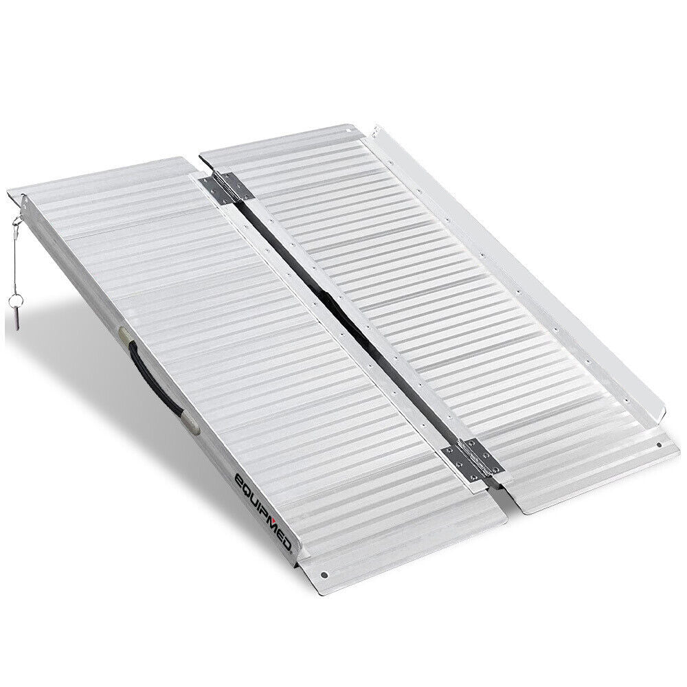 Folding Wheelchair Ramp 272kg Rated 91cm Portable Access NDIS Aged Care