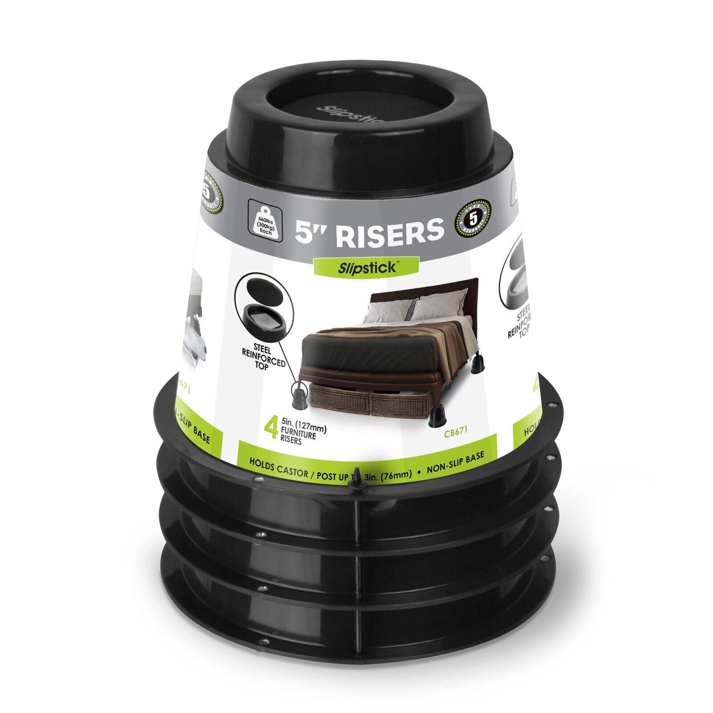 Furniture Bed Chair Risers Raisers Set of 4 NDIS and Aged Care