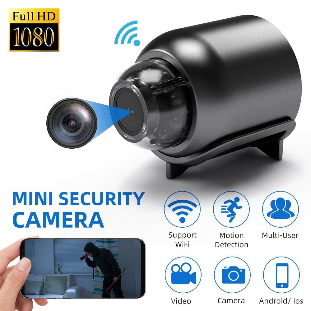 HD 1080P Mini Camera WiFi Wireless Night Vision Motion Detection