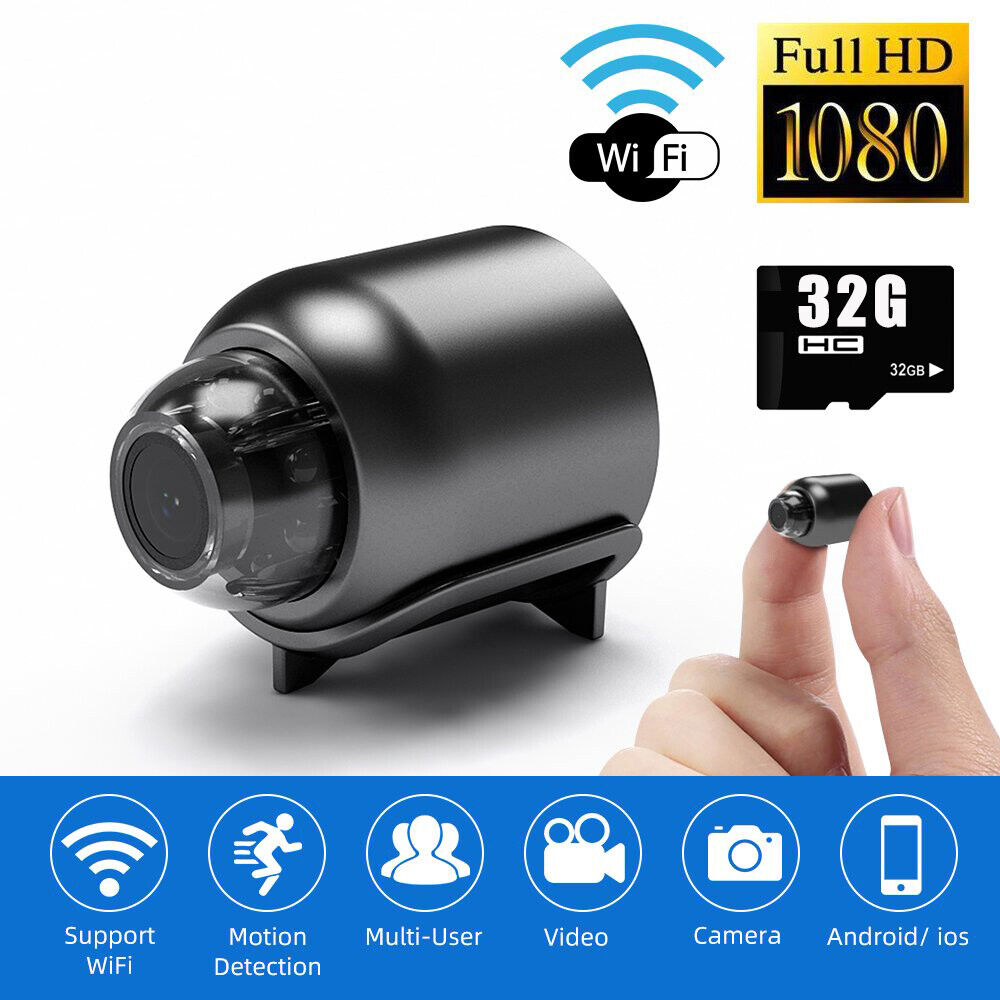 HD 1080P Mini Camera WiFi Wireless Night Vision Motion Detection