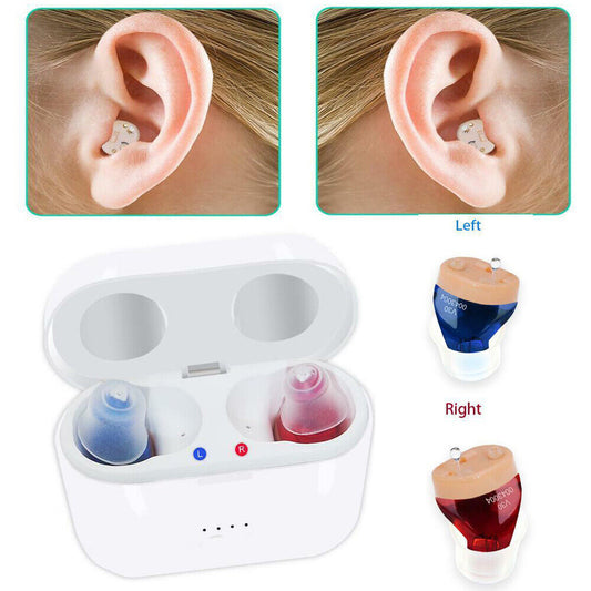 Hearing Aids Intelligent Mini Inner Ear Receiver in Canal Rechargeable