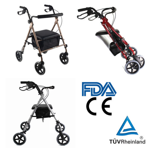 Lightweight Aluminum Foldable Rollator NDIS & Aged Care