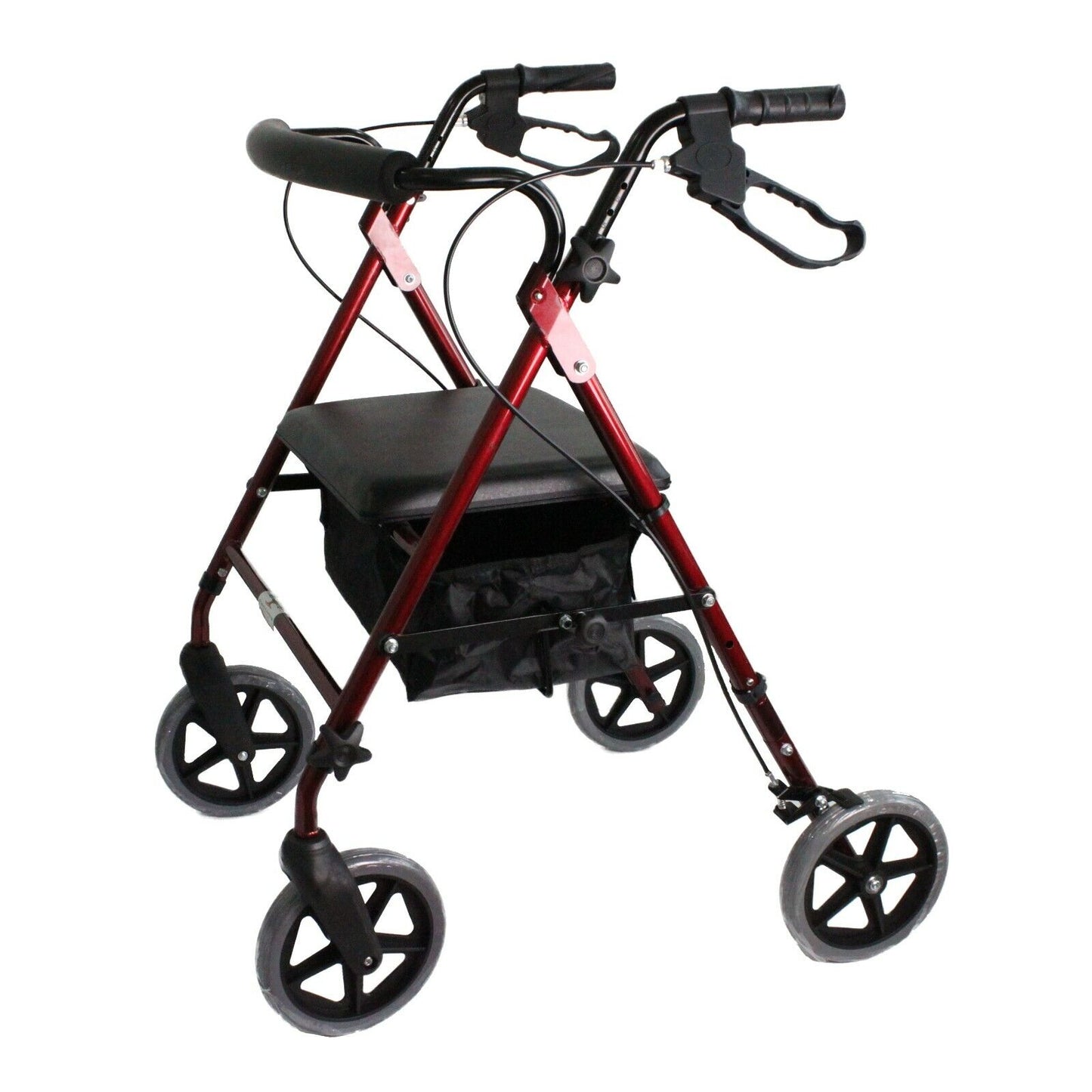 Lightweight Aluminum Foldable Rollator Walking Frame Outdoor Walker