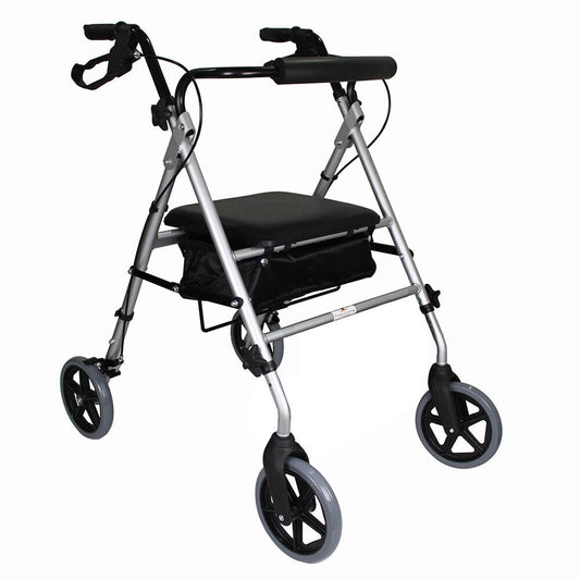 Lightweight Aluminum Foldable Rollator NDIS & Aged Care