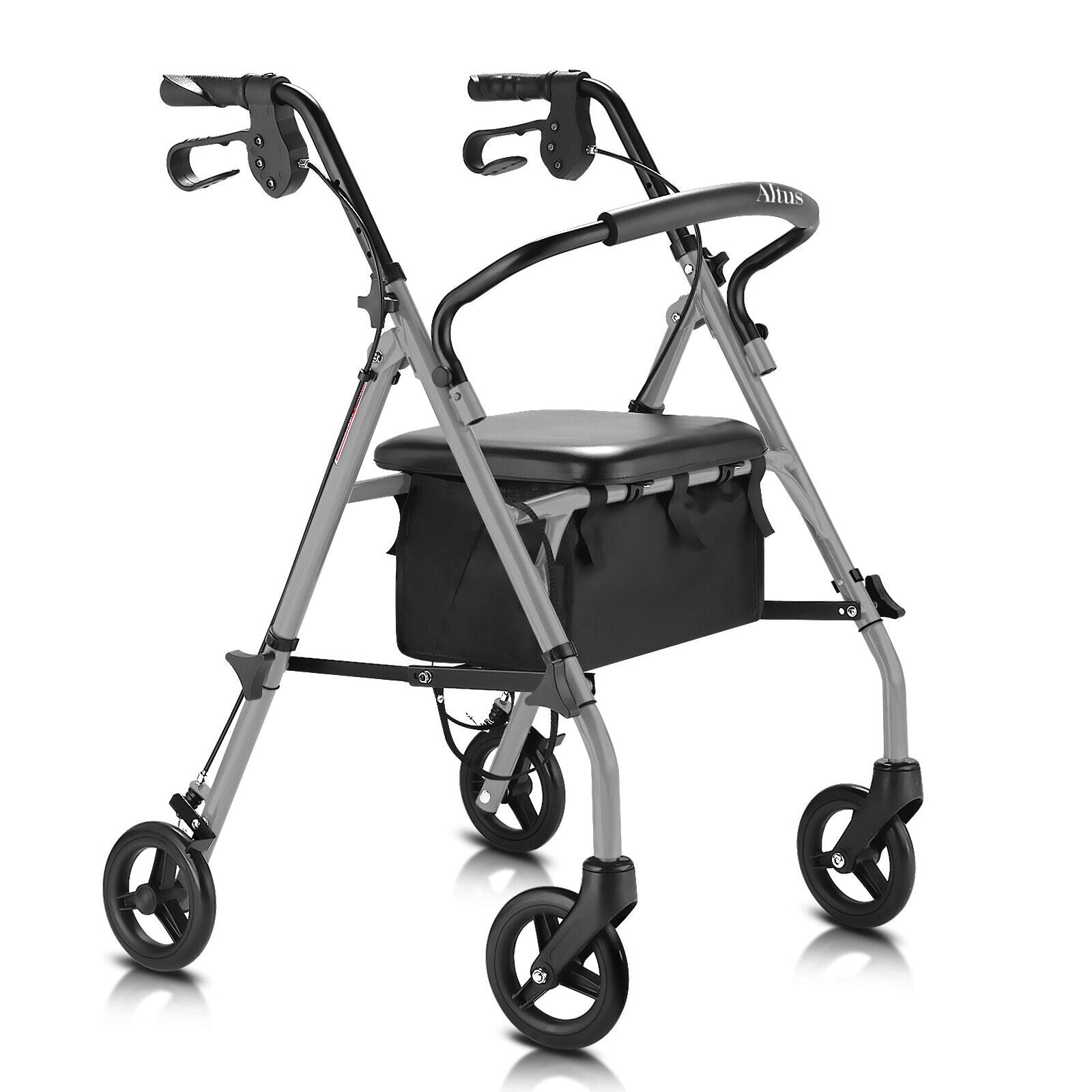 Folding Mobility Walking frame Rollator Seat Walker - NDIS and Aged ...