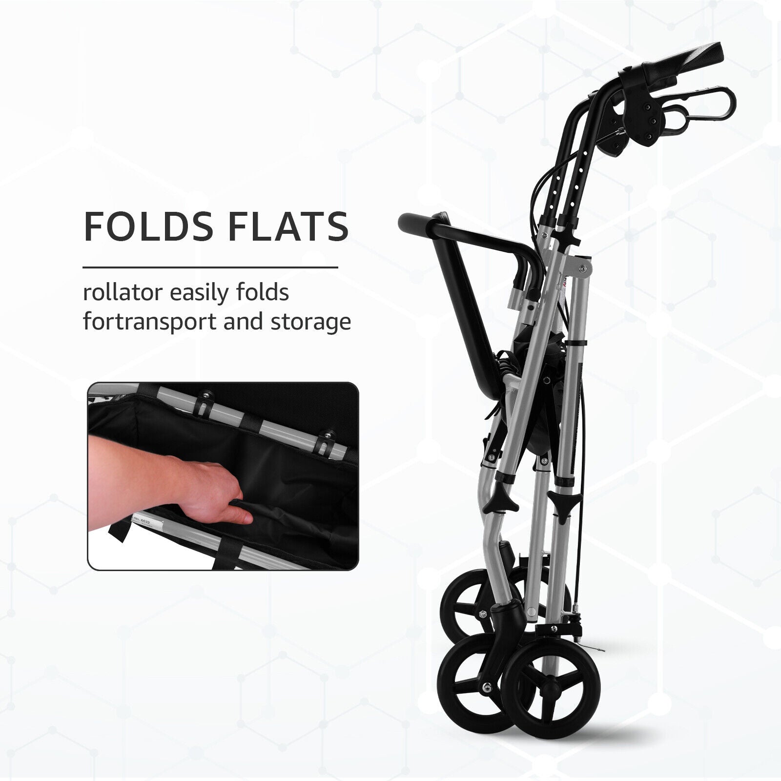 Folding Mobility Walking frame Rollator Seat Walker NDIS and Aged Care