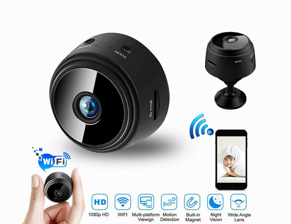 Mini Wifi Wireless IP Camera 1080P HD Security Cam Network Monitor