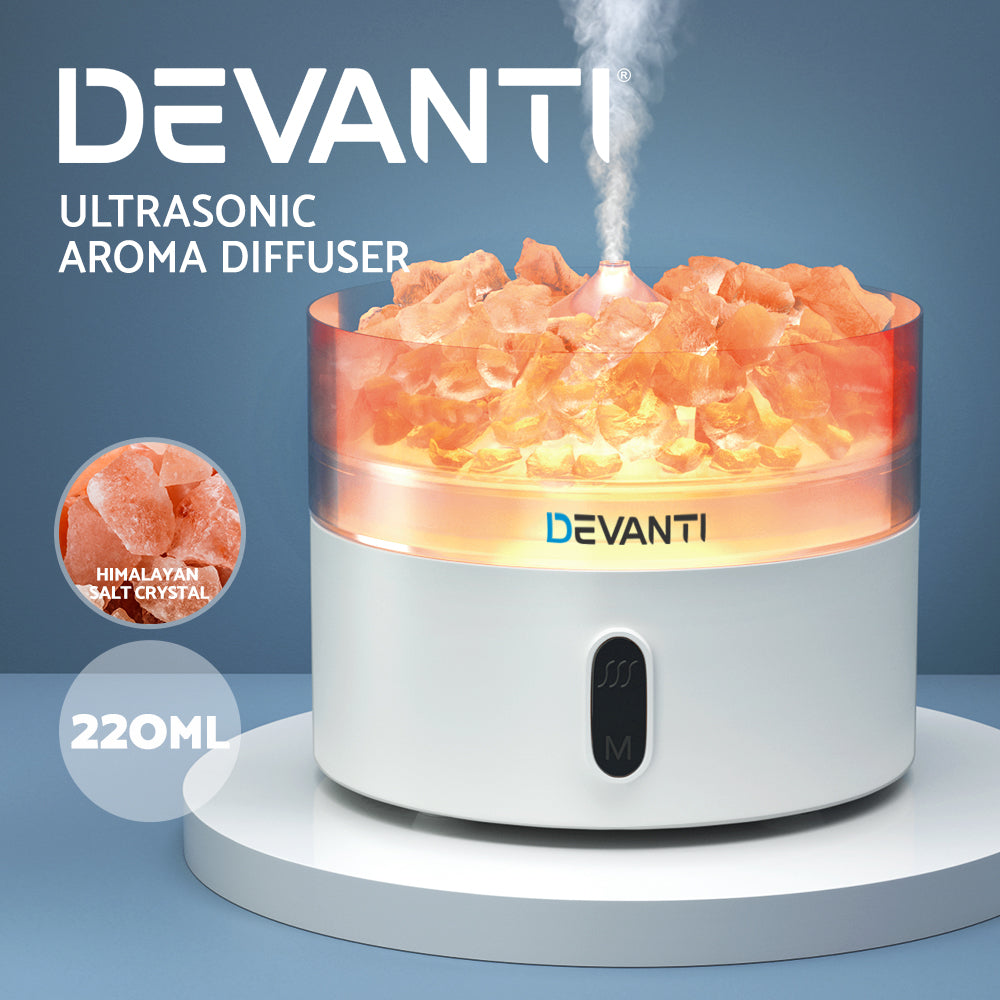 Devanti Aromatherapy Diffuser Aroma Essential Oil Ultrasonic Air Humidifier Mist