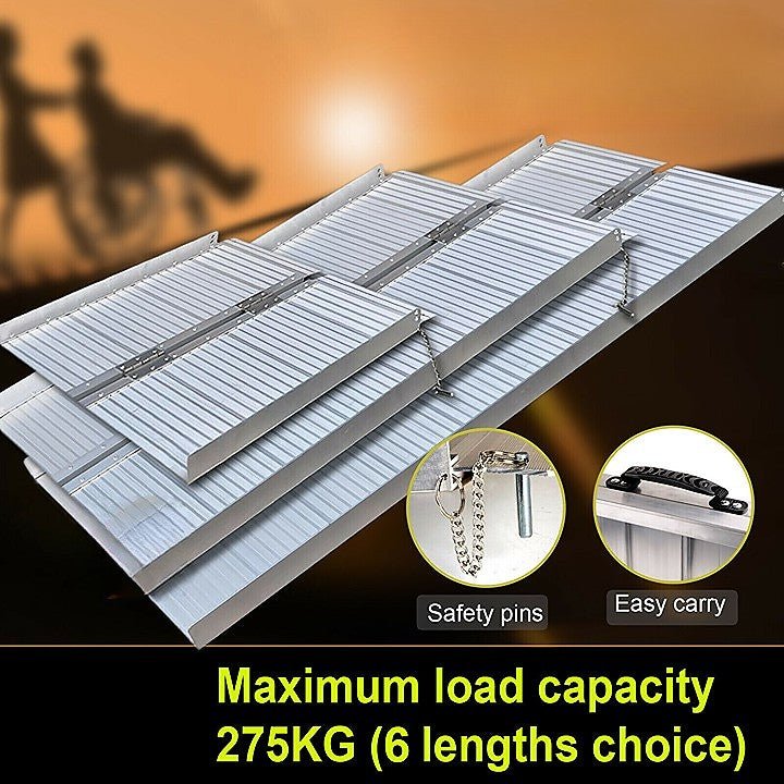 Multi Size Portable Aluminium Folding Loading Access Ramp NDIS Aged Care