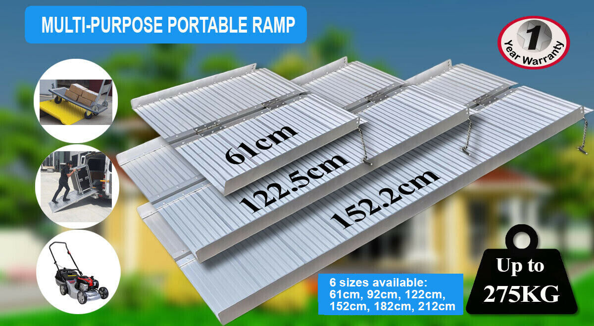 Multi Size Portable Aluminium Folding Loading Access Ramp