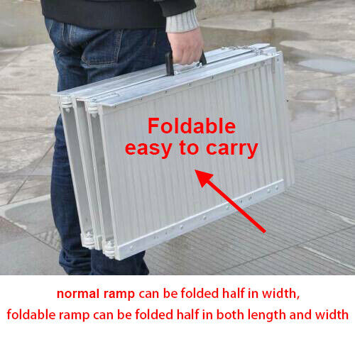 Multi Size Portable Aluminium Folding Loading Access Ramp