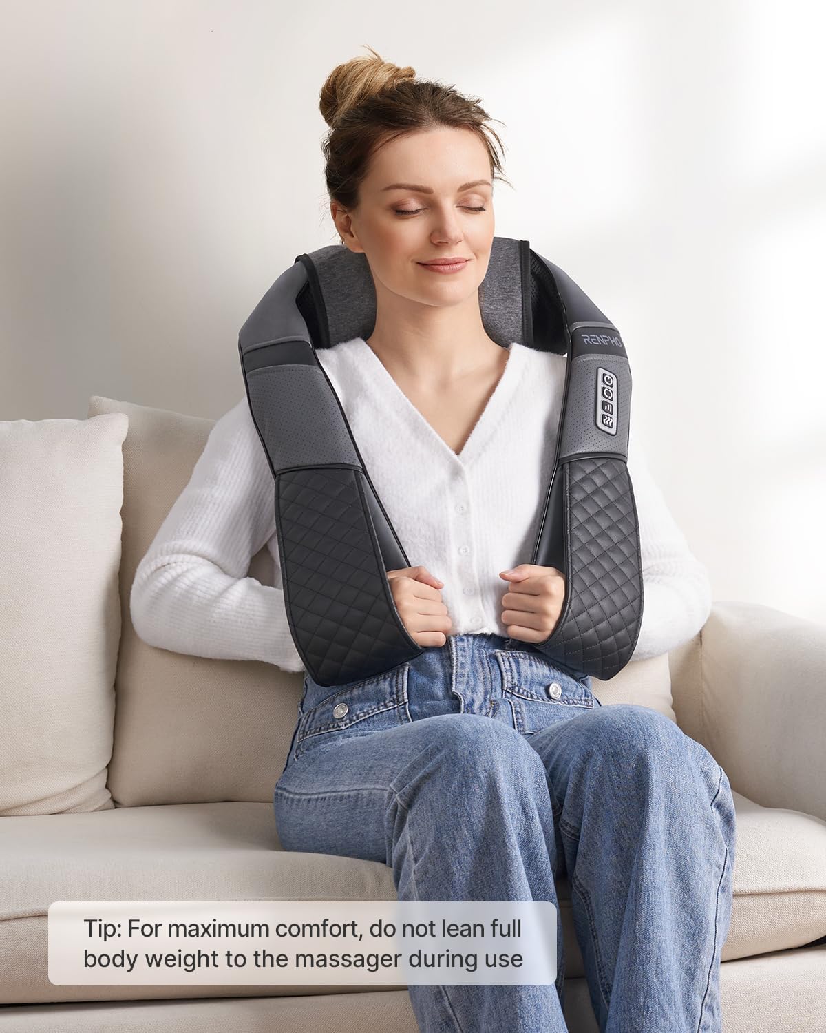 Neck Back Massager with Heat NDIS Aged Care