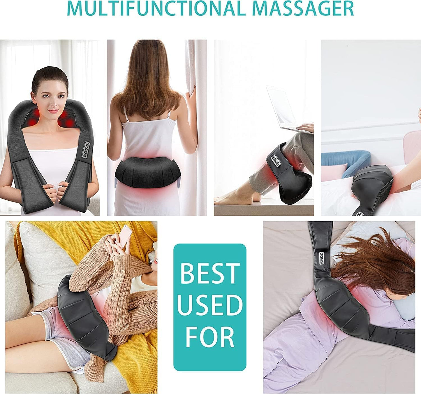 Neck Back Massager with Heat