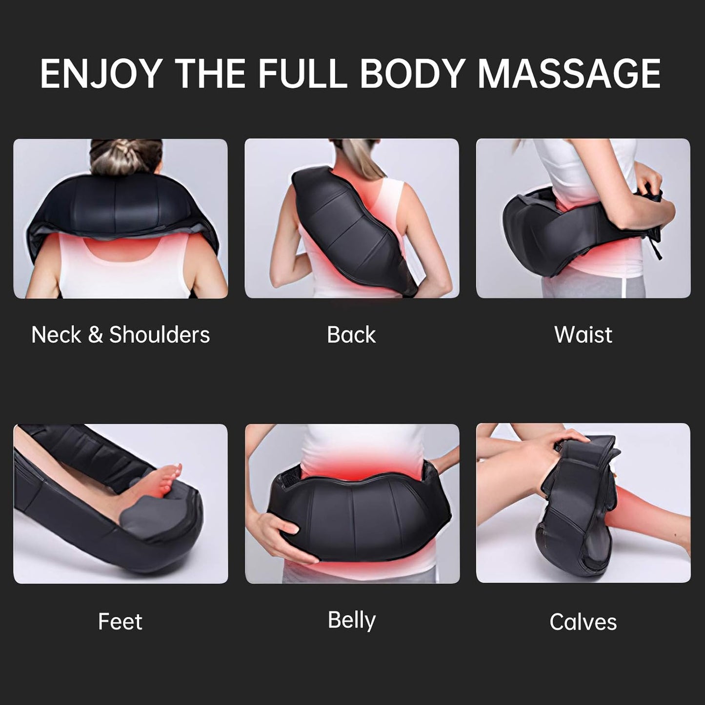 Neck Back Massager with Heat